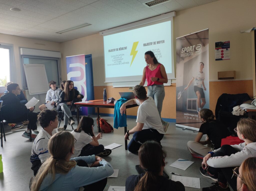 Sarah de saint laurent dolais intervention campus sport bretagne